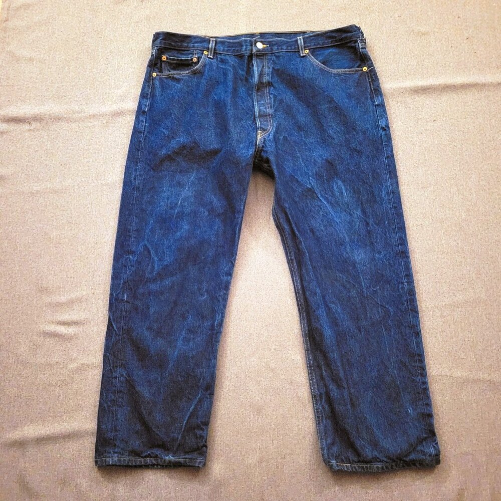 Levis 501xx Mens 44 x 30 (act 42x28) Straight Leg Jeans Blue Cotton 2006 Mexico